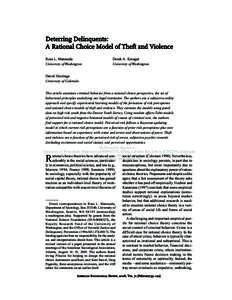 #2714-ASR 71:1 filename:71105-Matsueda  Deterring Delinquents: A Rational Choice Model of Theft and Violence Ross L. Matsueda