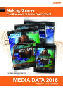 Making Games  The NEW Voice of Game Development www.makinggames.biz