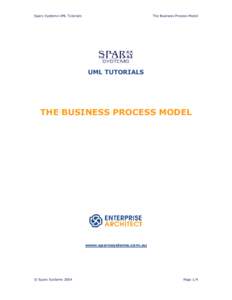 Sparx Systems UML Tutorials  The Business Process Model UML TUTORIALS