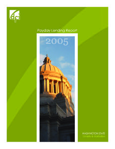 2005 Payday Lending Report