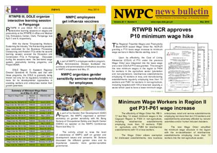 news  4 RTWPB III, DOLE organize interactive learning session in Pampanga