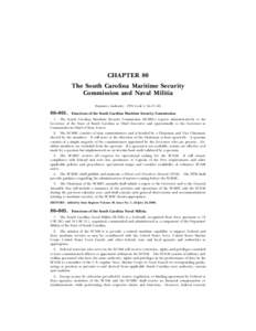 The South Carolina General Assembly is offering access to the unannotated South Carolina Code of Laws on the Internet as a ser
