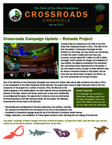 The Falls of the Ohio Foundation  CROSSROADS CHRONICLE Spring 2011
