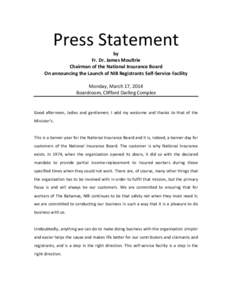 Microsoft Word - Press Statement by Chairman