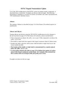 Microsoft Word - IUPAC Update.doc