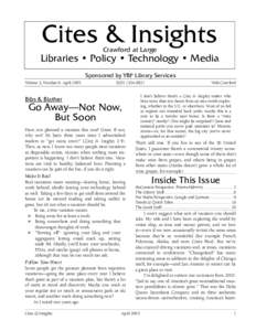 Cites & Insights 5:6: April 2005