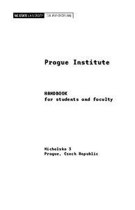 Prague Institute  HANDBOOK