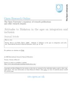 Open Research Online The Open University’s repository of research publications and other research outputs