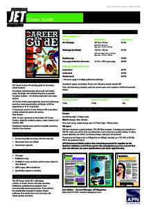 APN EDUCATIONAL MEDIA / MEDIA PACK 42  Career Guide CAREER