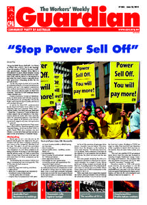 Guardian The Workers’ Weekly #1643 June 18, 2014  www.cpa.org.au