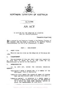 Adoption of Children Act[removed]p33-47