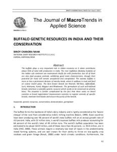BINOY CHANDRA NAHA, JMAS Vol 1 Issue[removed]The Journal of MacroTrends in Applied Science MACROJOURNALS