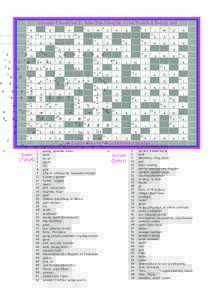 Crossword Puzzle No. 1 - Teka-Teki Silang No. 1 - by TruAlfa & Indodic.com