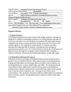 Microsoft Word - Intergenerational Conversation Project PSA 5.doc