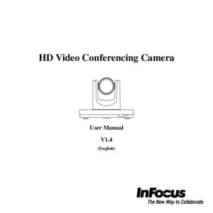 HD Video Conferencing Camera  User Manual V1.4 (English)