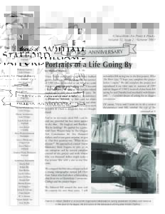 American poetry / Kim Stafford / Baron Stafford / Stafford / Robert Bly / Peter Sears / American literature / Oregon / William Stafford