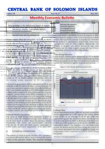 CENTRAL BANK OF SOLOMON ISLANDS Volume. 08 Issue No. 5				  May 2017
