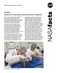 Nodes – Network & Operation Demonstration Satellite