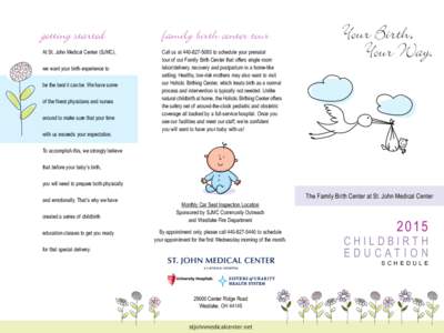 getting started  family birth center tour At St. John Medical Center (SJMC),