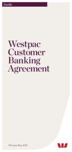 Pacific  Westpac Customer Banking Agreement