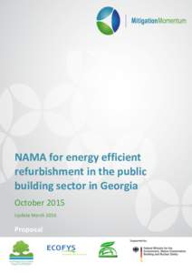 draft  NAMA for energy efficient refurbishment in the public building sector in Georgia October 2015