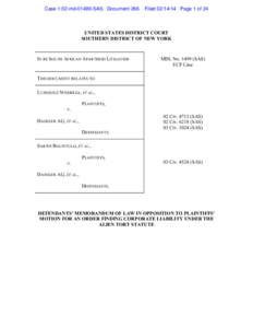 Case 1:02-mdSAS Document 266  FiledPage 1 of 24 UNITED STATES DISTRICT COURT SOUTHERN DISTRICT OF NEW YORK