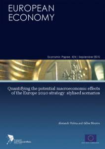 Quantifying the potential macroeconomic effects of the Europe 2020 strategy: stylised scenarios