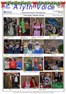 Alyth Voice December2014/January 2015 Supplement “Fancy Dress” Victorian Fun Day 1st—Airlie St. Bar Cleopatra