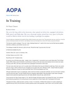 AOPA February 1995 Training Topics In Training Air Race Classic By Anne H. Honer