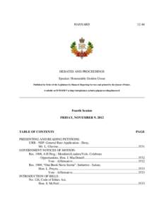 Legislative Proceedings - House Hours - Legislative Chamber (849)