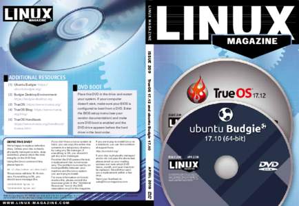 LINUX MAGAZINE  ISSUE]	Ubuntu Budgie: https://​ ­ubuntubudgie.​­org/