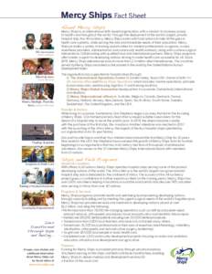 Mercy Ships Fact Sheet About Mercy Ships Ali, Sierra Leone Cleft Lip Repair