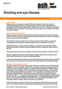 MaySmoking and eye disease 27  Introduction