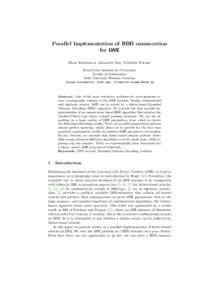 Parallel Implementation of BDD enumeration for LWE Elena Kirshanova, Alexander May, Friedrich Wiemer Horst G¨ ortz Institute for IT-Security Faculty of Mathematics