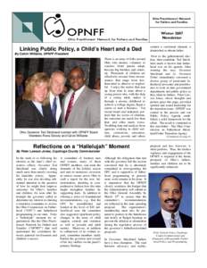 Ohio Practitioners’ Network for Fathers and Families Winter 2007 Newsletter