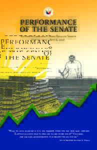 Performance of the Senate Third Regular Session Sixteenth Congress 27 JulyJune 2016