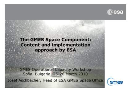 GMES_SpaceComponent_JosefAschbacher