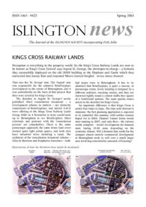 Islington and the Strategic Railway