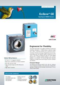 Machine Vision Cameras  EoSens ® GE High-Speed CMOS Camera  Engineered for Flexibility