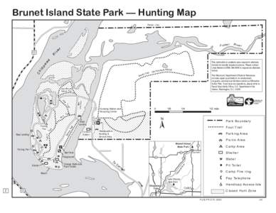Brunet Island State Park — Hunting Map Fence Line a  w