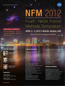 National Aeronautics and Space Administration  NFM 2012 Fourth NASA Formal Methods Symposium SUBMISSION DEADLINE: 11 DECEMBER 2011