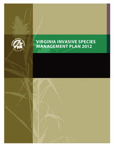 Virginia Invasive Species Management Plan 2011