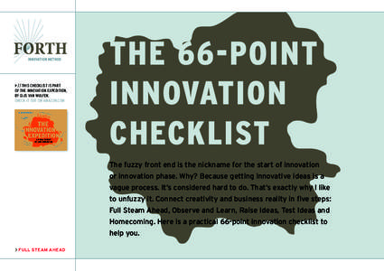 > // THIS CHECKLIST IS PART OF THE INNOVATION EXPEDITION, BY GIJS VAN WULFEN. CHECK IT OUT ON AMAZON.COM  THE 66-POINT