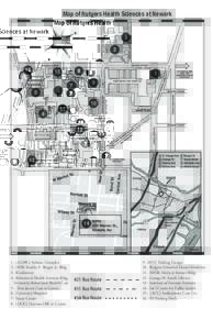 Map of Rutgers Health Sciences at Newark W S EADHC) Admin. Complex