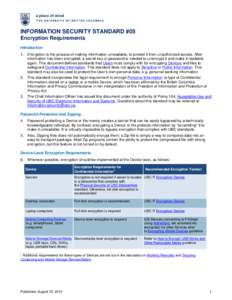 Std 05 Encryption Requirements