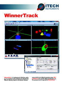 ITECH INSTRUMENTS WinnerTrack  WinnerTrack, is a mathematical calibration packa