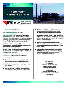 Power station / Technology / Environment / Nevada Power Company / NV Energy / Navajo Generating Station / Renewable energy