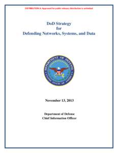 Defense of DoD Networks, System and Data