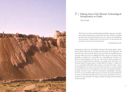 2 | Making Sense of the Mound: Archaeological Interpretation at Godin Hilary Gopnik