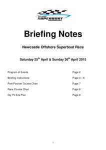 Microsoft Word - Briefing Notes - Newcastle 2015